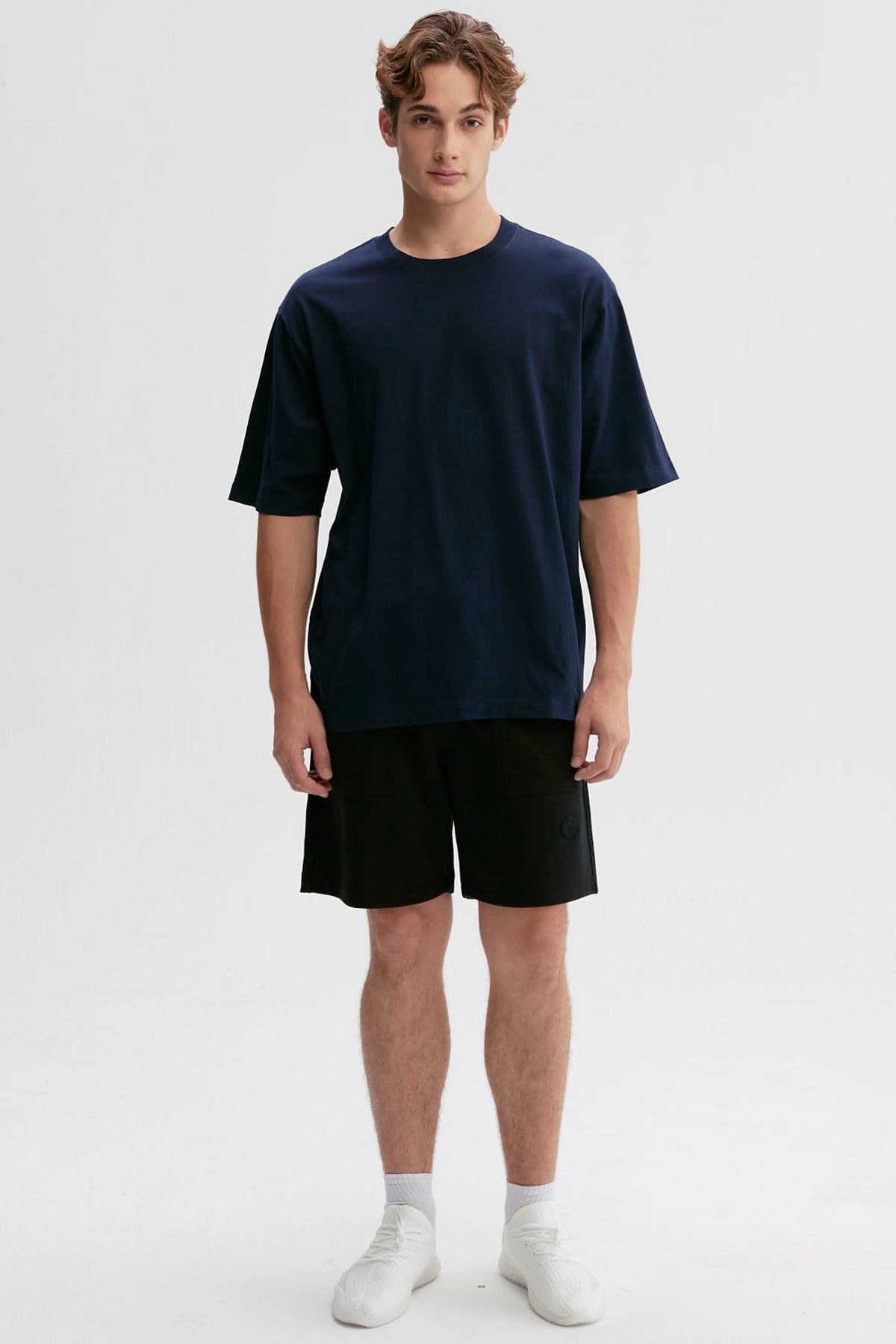 Polera Hombre Oversize Azul