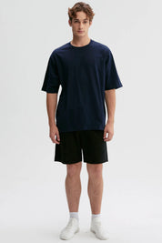 Polera Hombre Oversize Azul