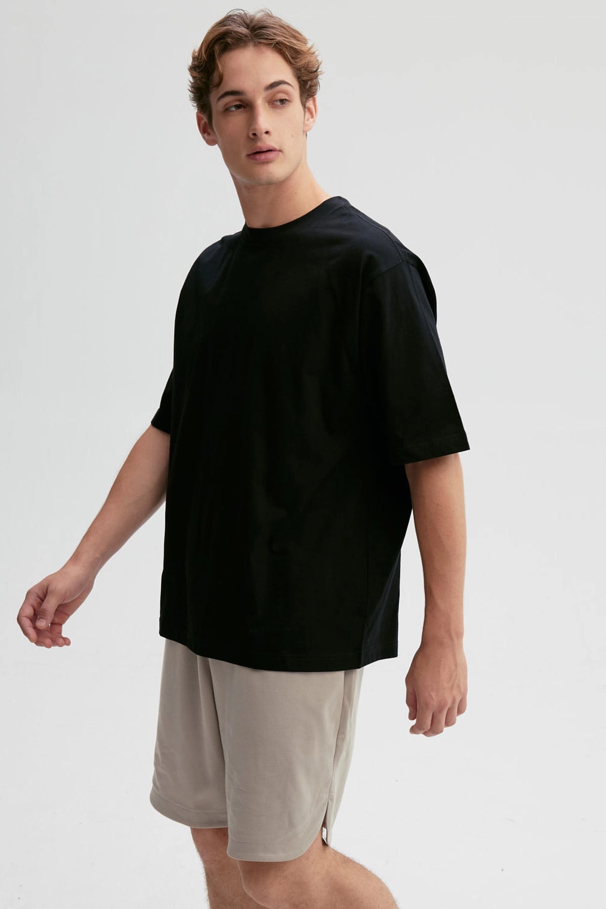 Polera Hombre Oversize Negro