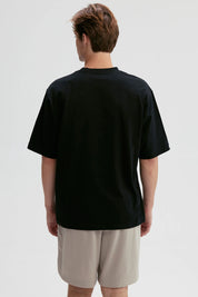 Polera Hombre Oversize Negro