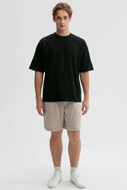 Polera Hombre Oversize Negro