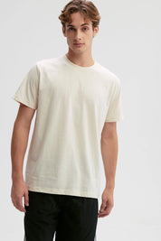 Polera Hombre Long Fit Básica Crema