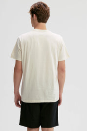 Polera Hombre Long Fit Básica Crema