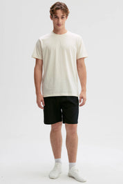 Polera Hombre Long Fit Básica Crema