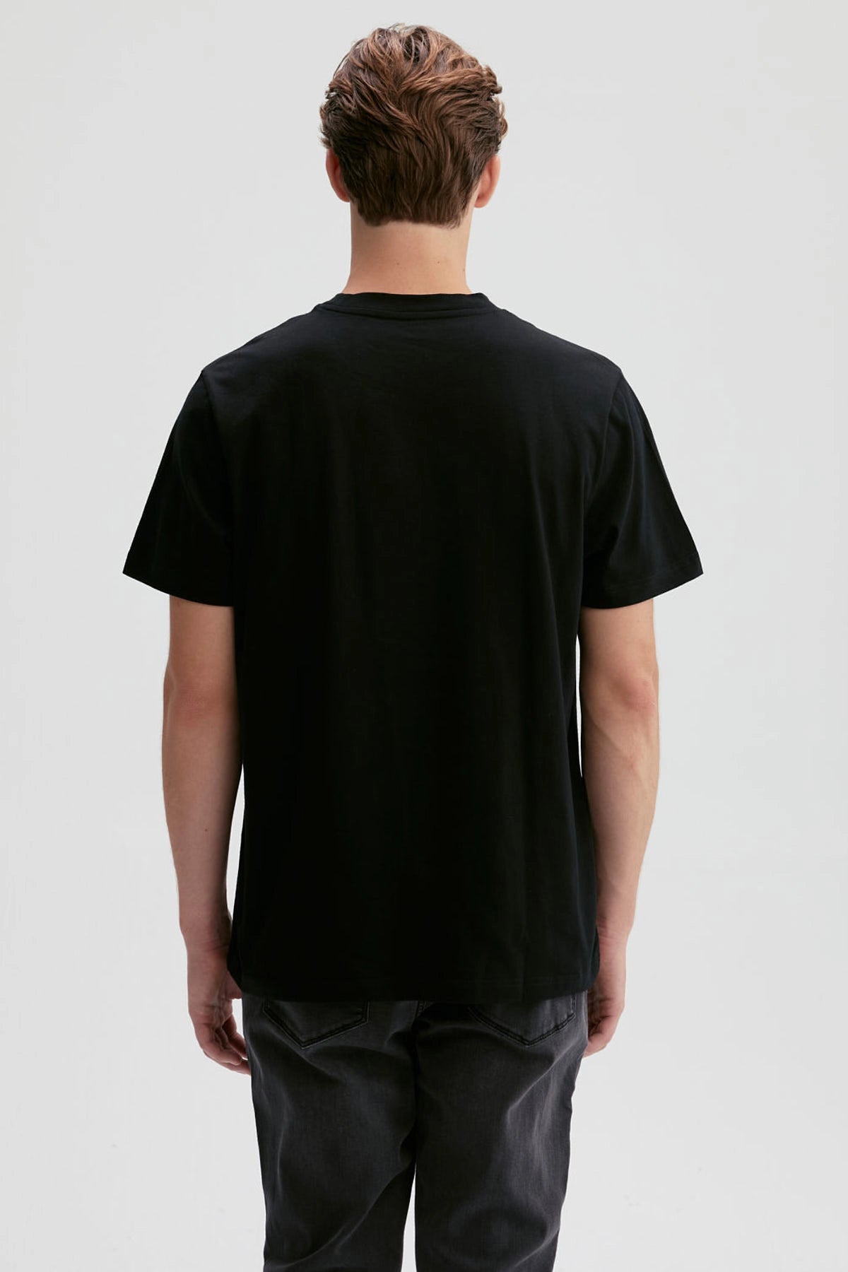 Polera Hombre Estampado Negro