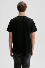 Polera Hombre Estampado Negro