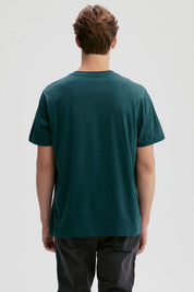 Polera Hombre Estampado Verde