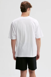 Polera Hombre Print Central Blanco