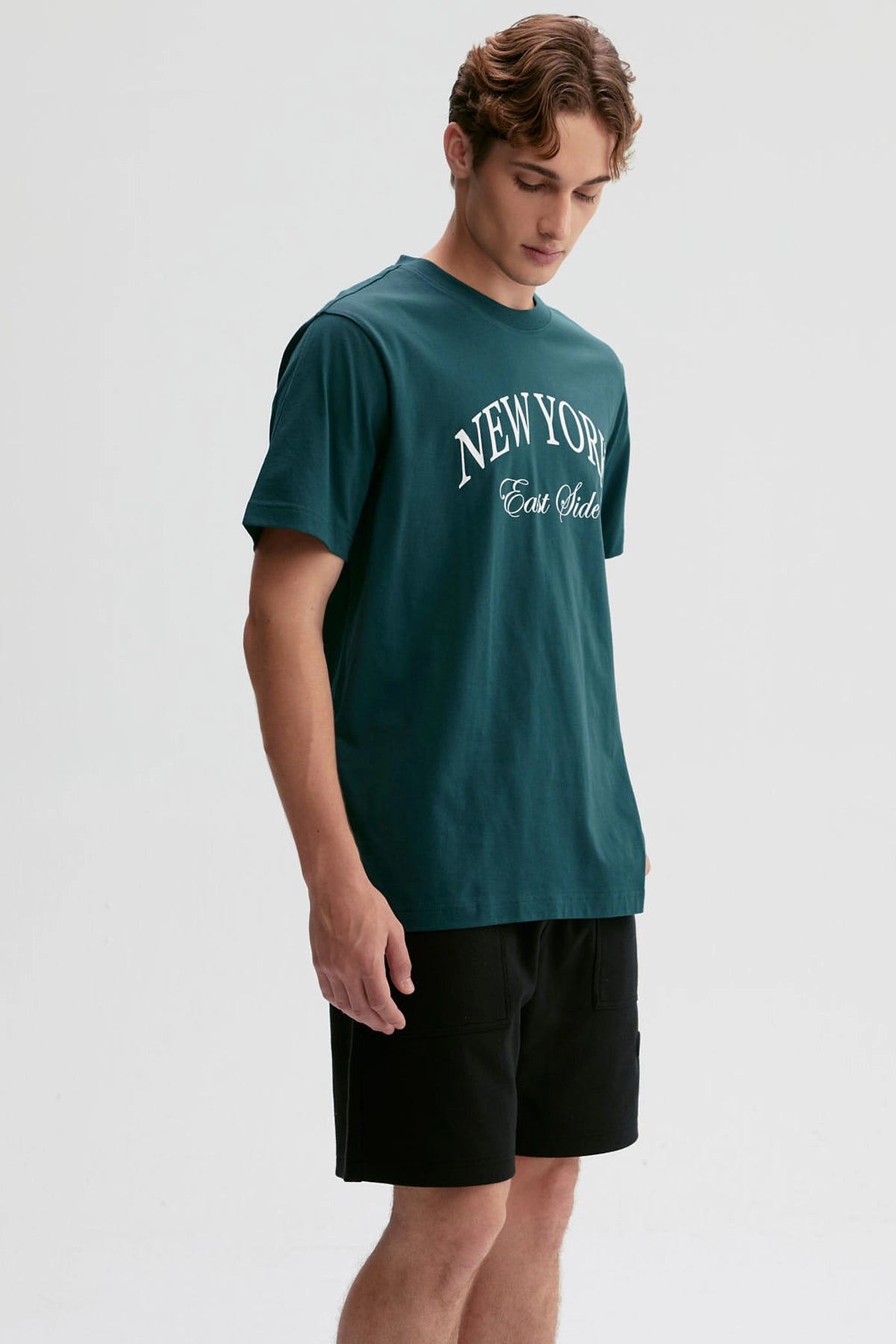 Polera Hombre Print Posicional Verde