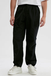 Pantalón Hombre Cargo Nylon Negro