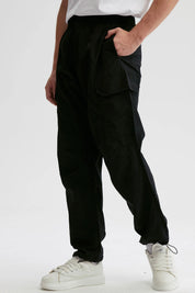 Pantalón Hombre Cargo Nylon Negro
