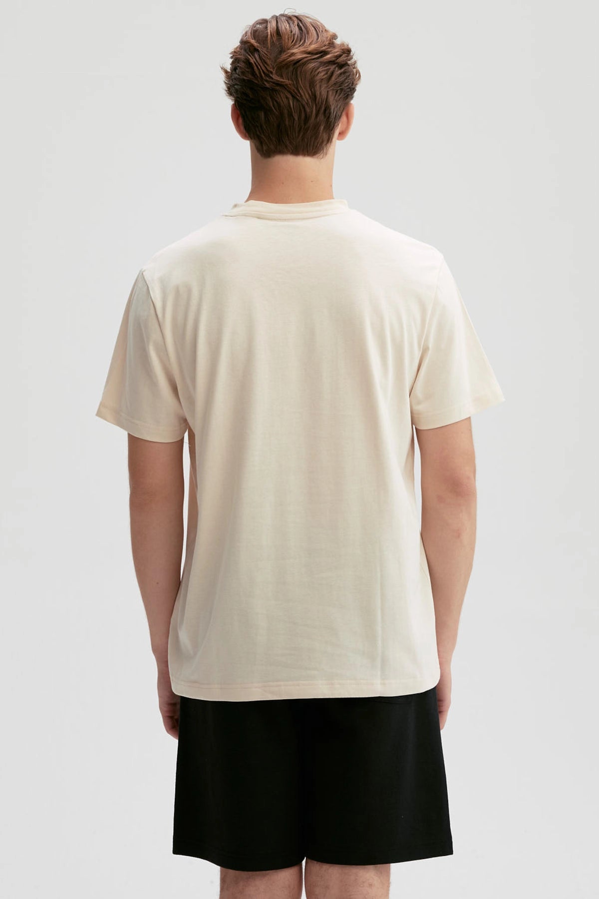 Polera Hombre Print Posicional Beige