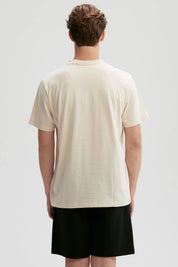 Polera Hombre Print Posicional Beige