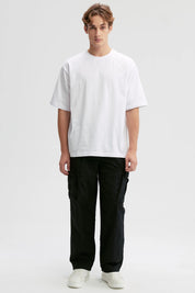 Pantalón Hombre Cargo Nylon Negro