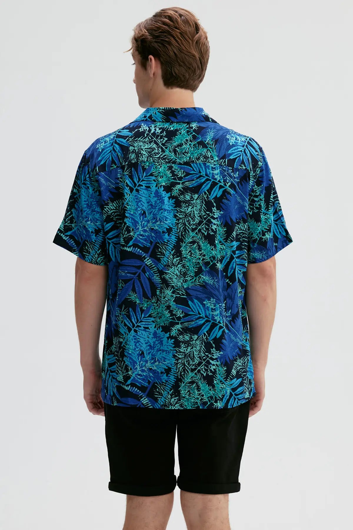 Camisa Hombre Guayabera Full Rapport Azul