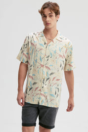 Camisa Hombre Guayabera Full Rapport Beige