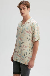 Camisa Hombre Guayabera Full Rapport Beige