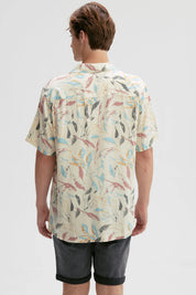 Camisa Hombre Guayabera Full Rapport Beige