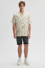 Camisa Hombre Guayabera Full Rapport Beige