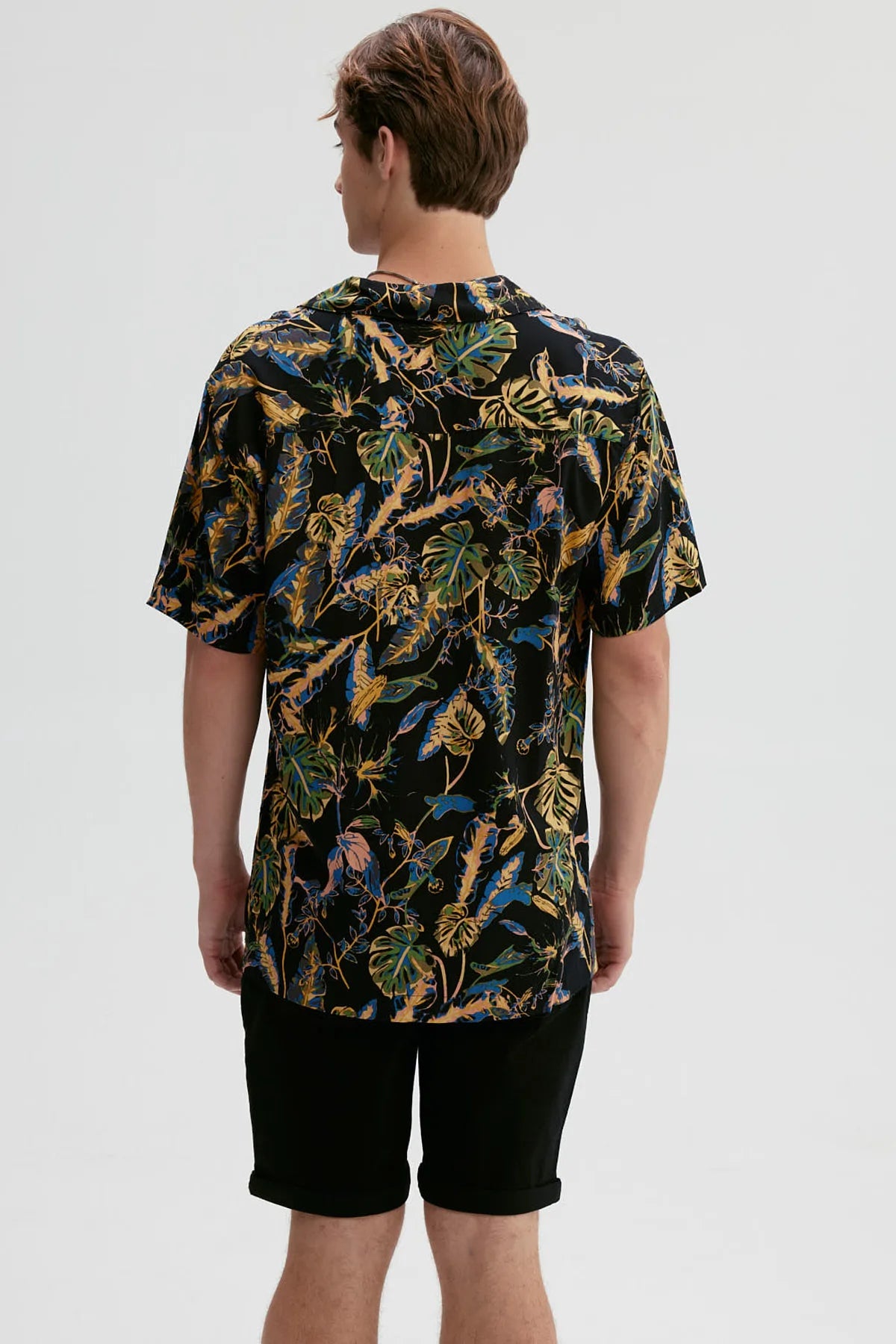 Camisa Hombre Guayabera Full Rapport Negro