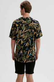 Camisa Hombre Guayabera Full Rapport Negro