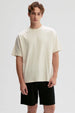 Polera Hombre Loose Fit Crema