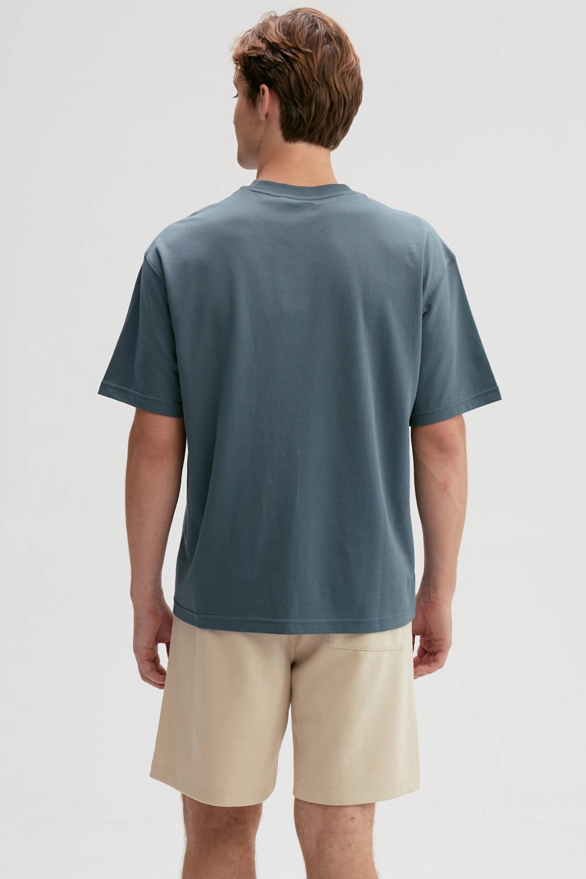 Polera Hombre Loose Fit Verde Olivo