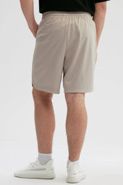 Bermuda Hombre Lisa Pretina Beige