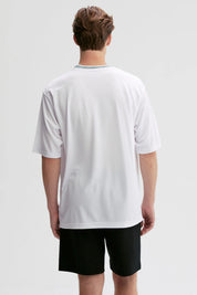 Polera Hombre Print Posicional Blanco