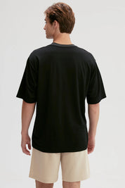 Polera Hombre Print Posicional Negro