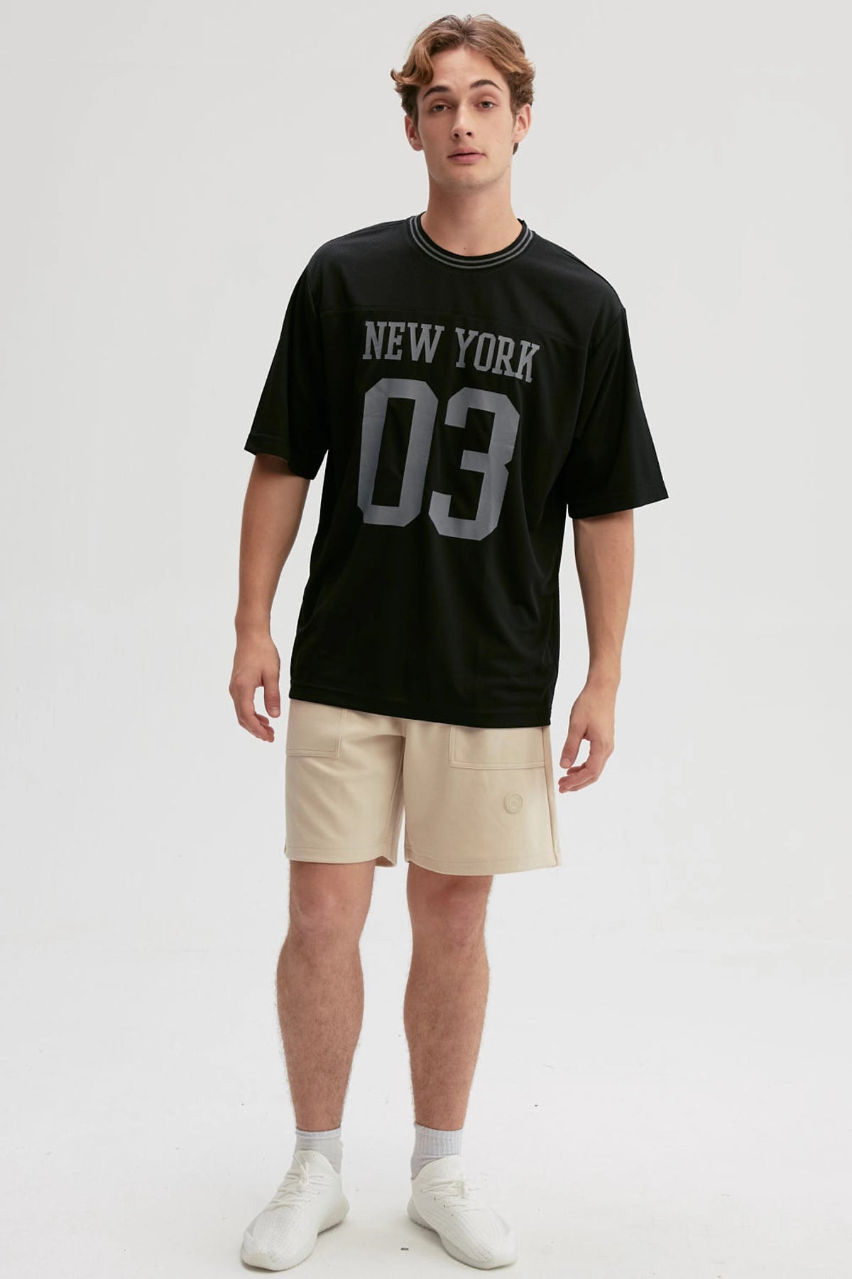 Polera Hombre Print Posicional Negro