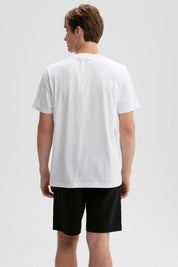 Polera Hombre Print Posicional Blanco