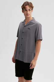 Camisa Hombre Print Gris