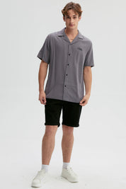 Camisa Hombre Print Gris