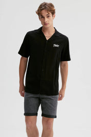 Camisa Hombre Print Negro