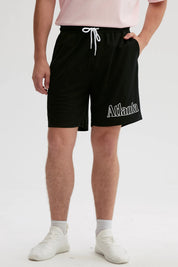 Bermuda Hombre Deportivo Negro