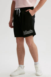 Bermuda Hombre Deportivo Negro