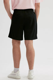 Bermuda Hombre Deportivo Negro