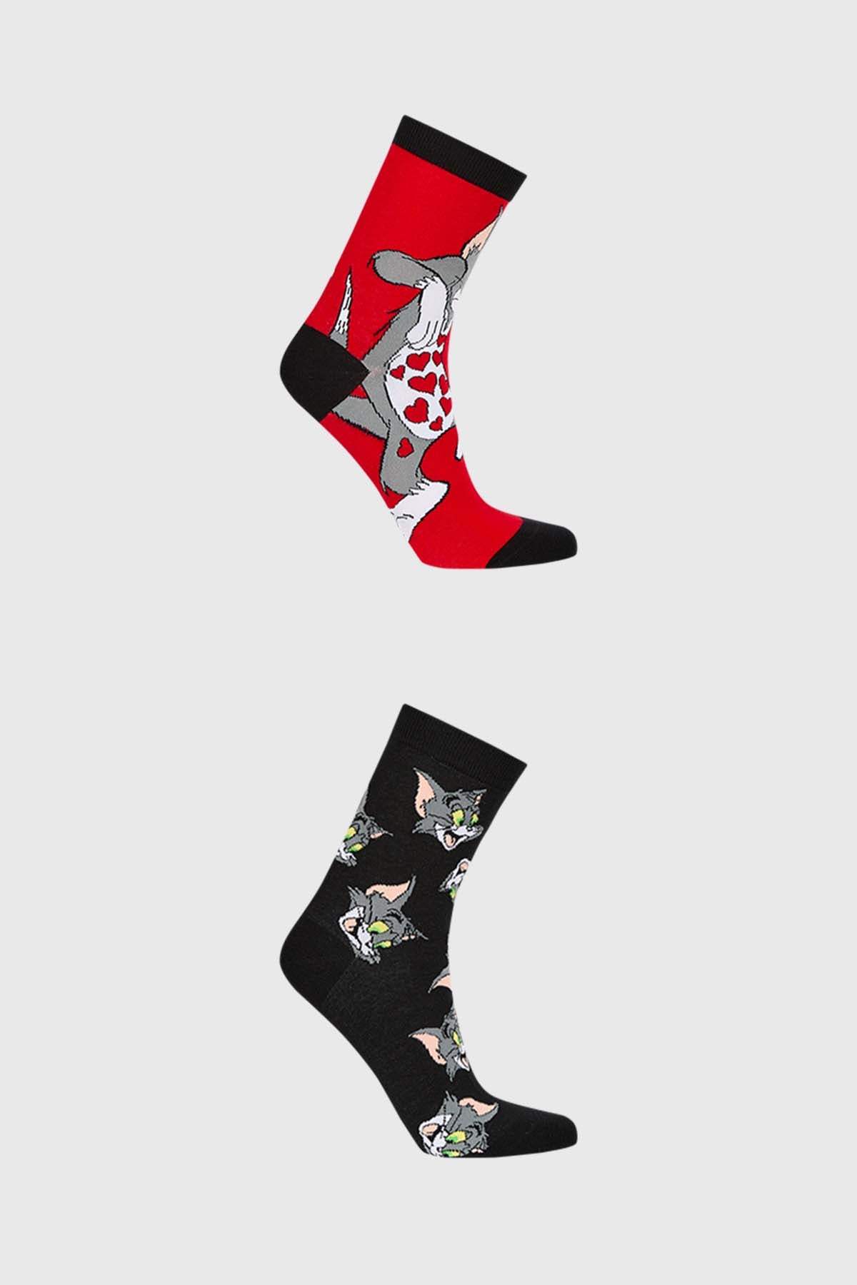 Calcetín Mujer Tom & Yerry Negro