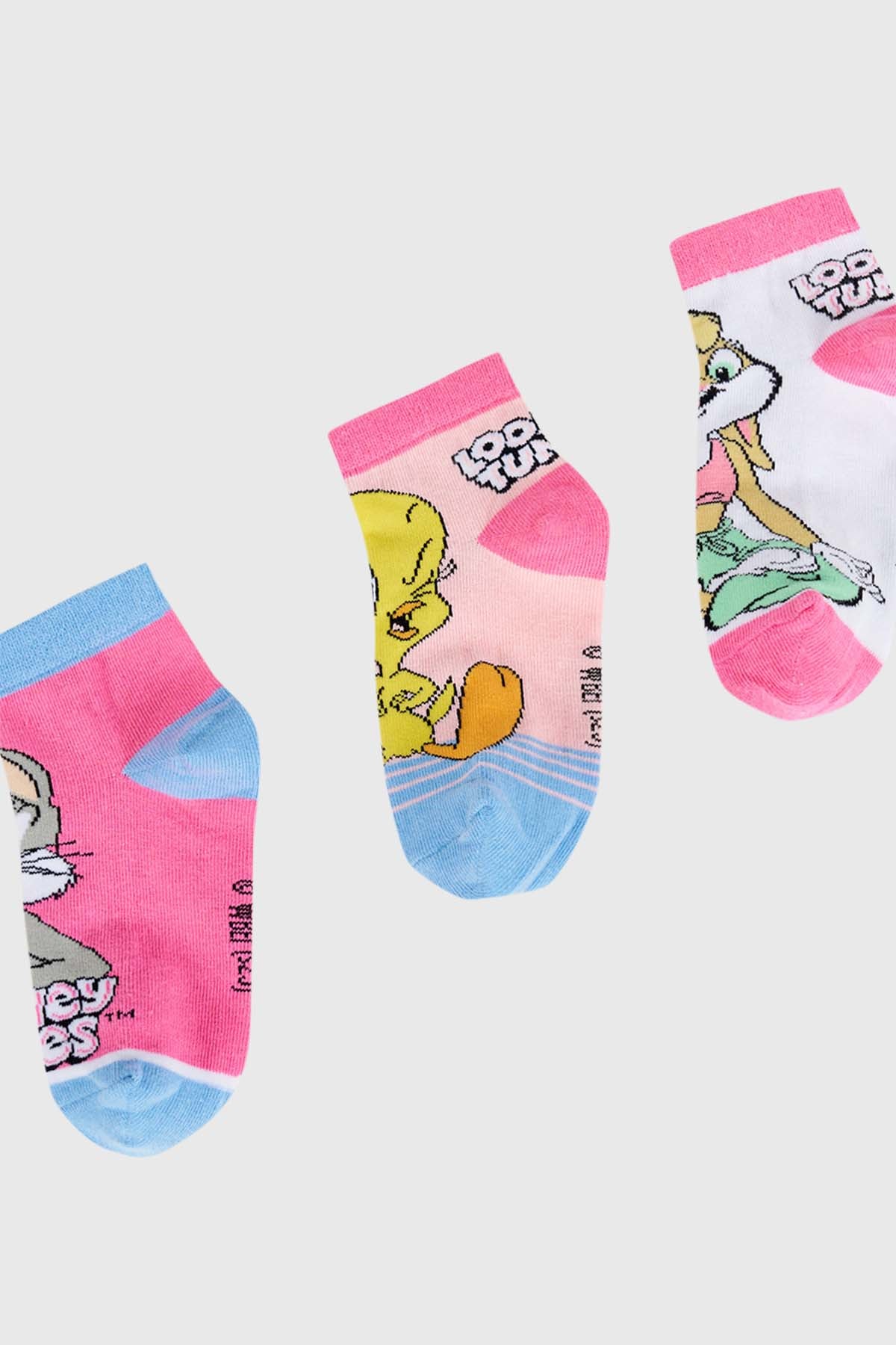 Calceta Deportiva Niña Piolín Rosado