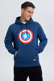 Polerón Hombre Capitan América Azul