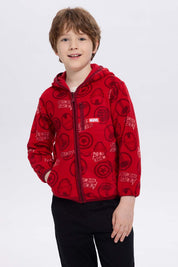 Polar Niño Avengers Rojo