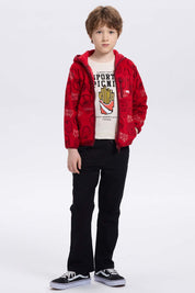 Polar Niño Avengers Rojo