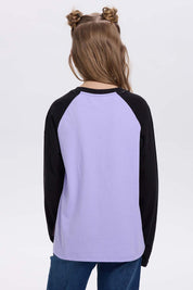 Polera Niña Kuromi Lila