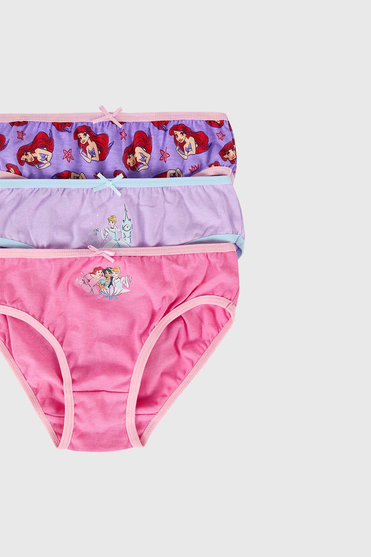 Calzón Niña Tripack Princesa Morado