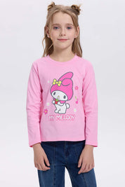 Polera Niña Hello Kitty Rosado