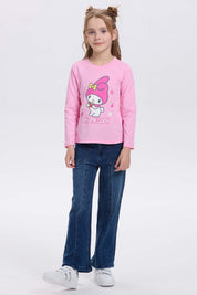 Polera Niña Hello Kitty Rosado