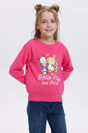Polerón Niña Hello Kitty Fucsia