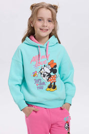 Polerón Niña Minnie Menta