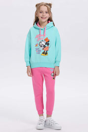Polerón Niña Minnie Menta